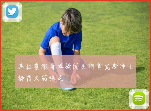 弗拉霍维奇单骑闯关阿贾克斯冲上榜首火药味足