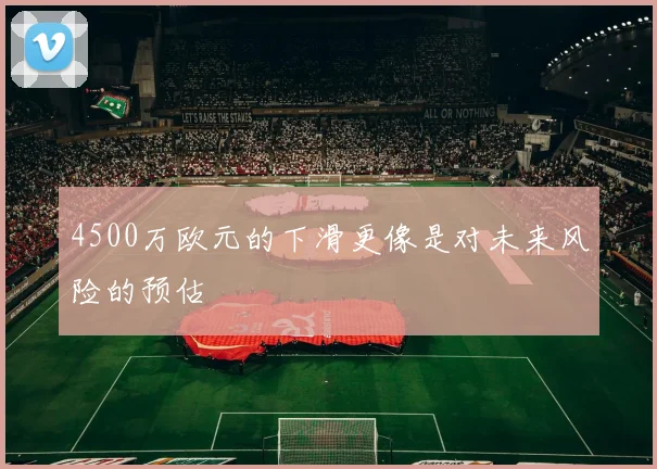 4500万欧元的下滑更像是对未来风险的预估